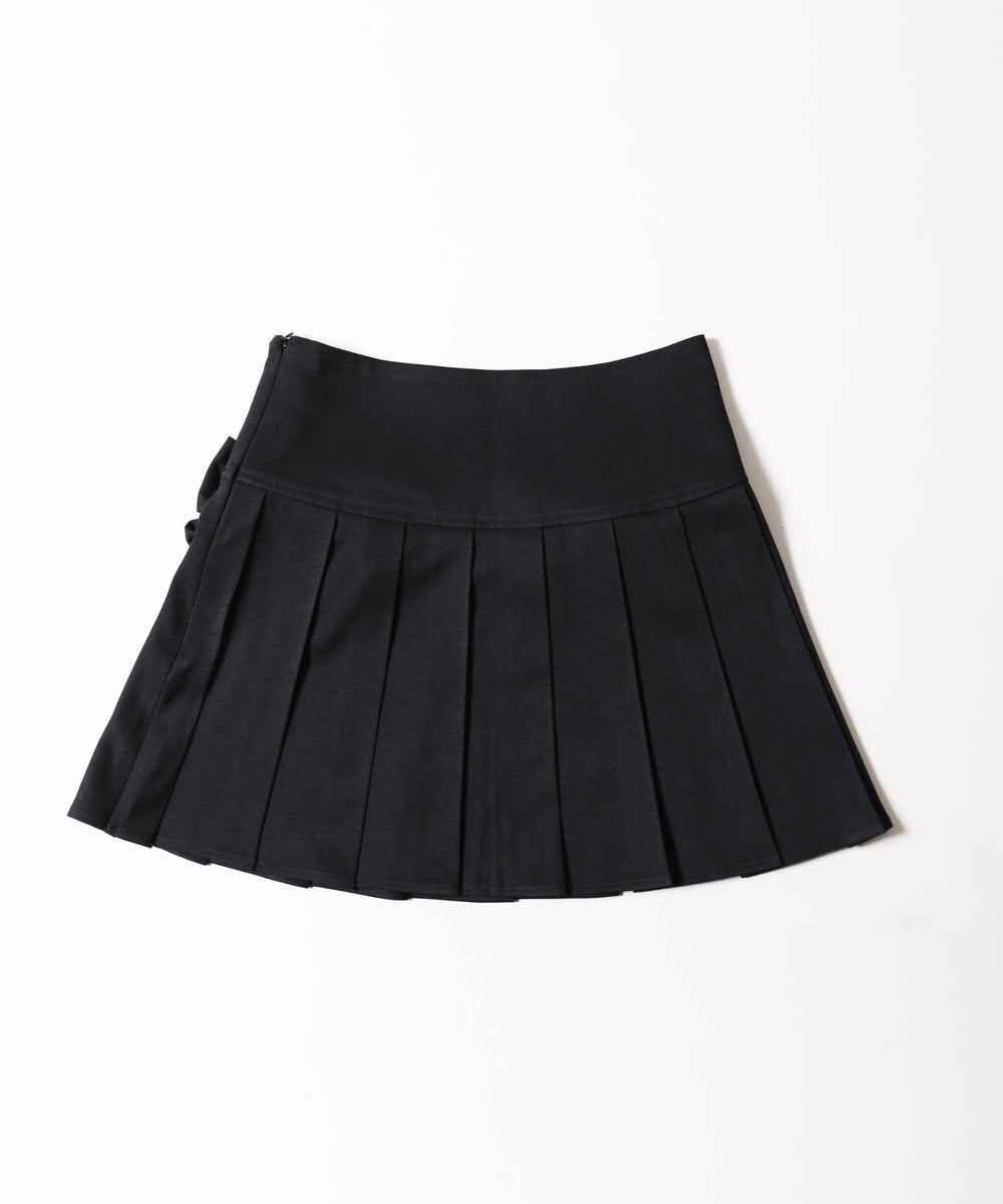ダブルリボンプリーツスカート