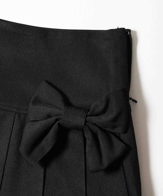 リボン付きブラックニットとプリーツスカート ダブルリボンプリーツスカート – WEGO ONLINE STORE