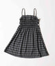 レースポイントチェックミニワンピース