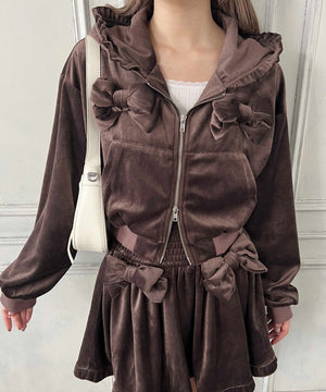 ブラウン モデル：160㎝ F着用