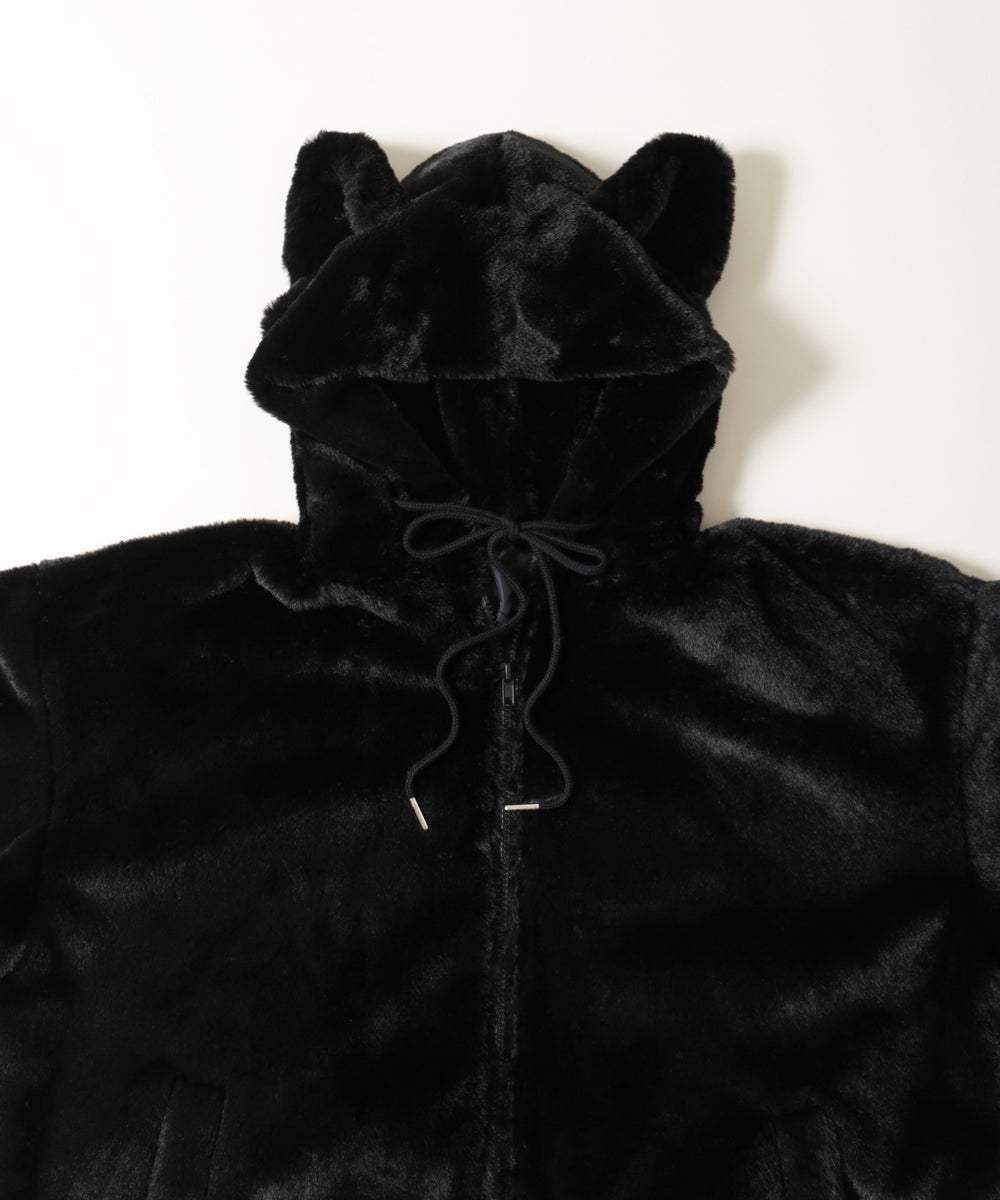 キャットフェイクファーブルゾン