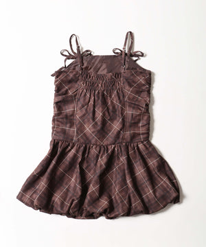 ギャザーバルーンワンピース