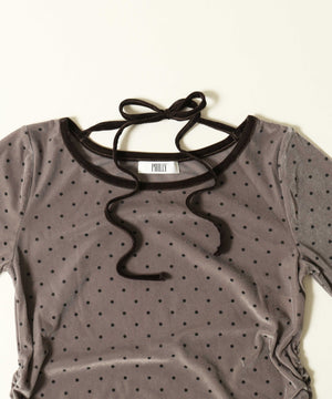 ドットベロアトップス