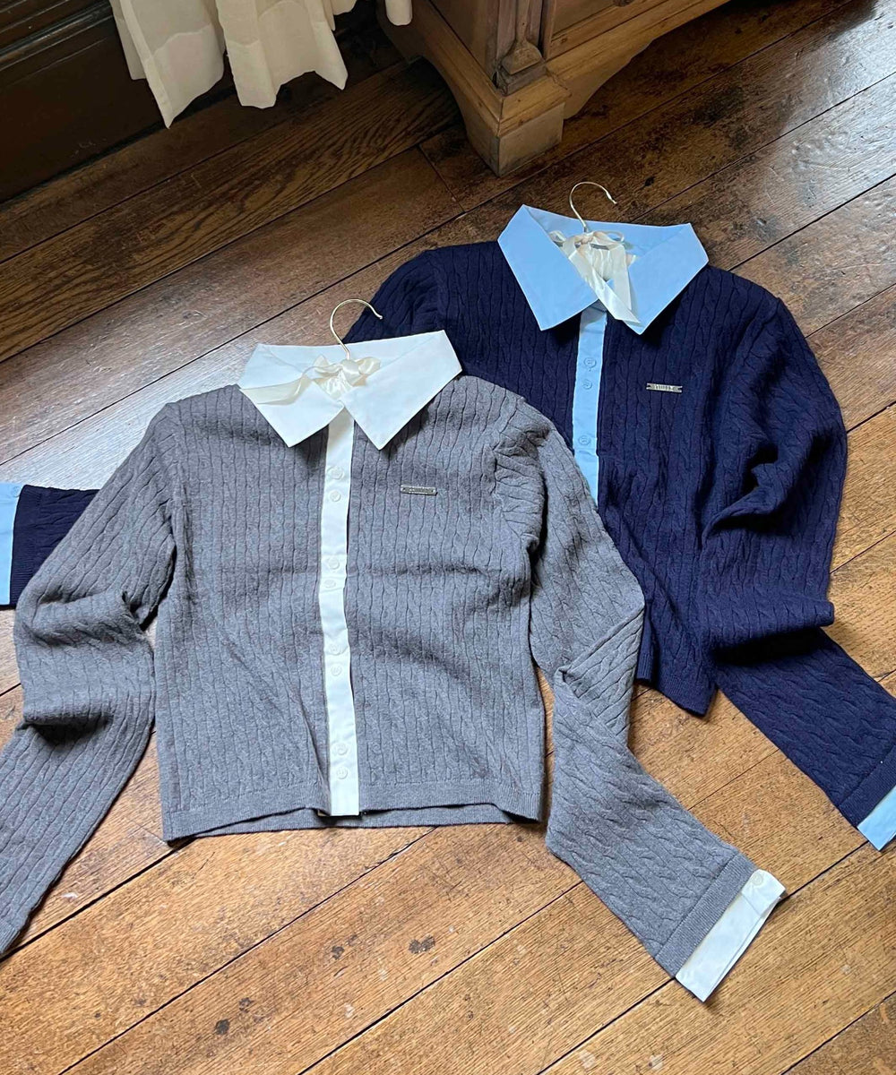 シャツドッキングニット