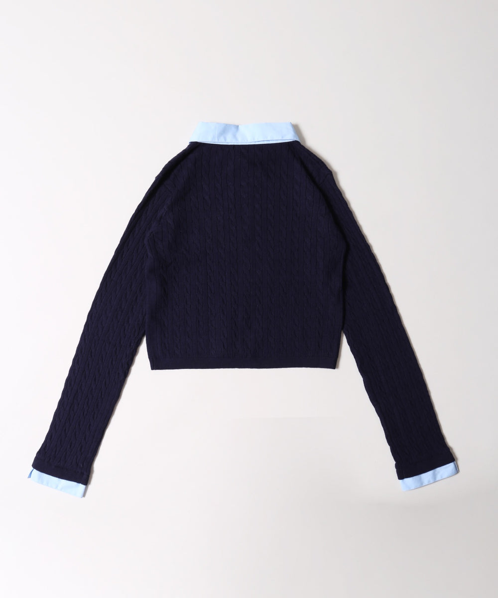 シャツドッキングニット