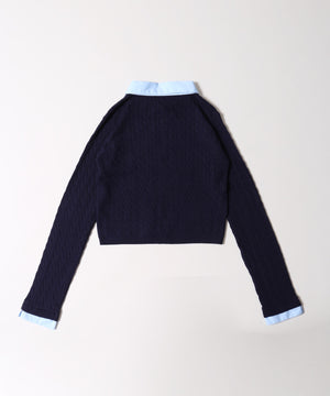 シャツドッキングニット