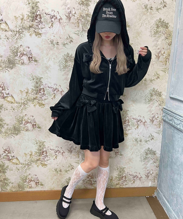 prince ベロアジャケット&ベロアスカート リボンベロアスカート – WEGO ONLINE STORE