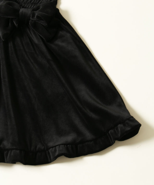 リボンベロアスカート