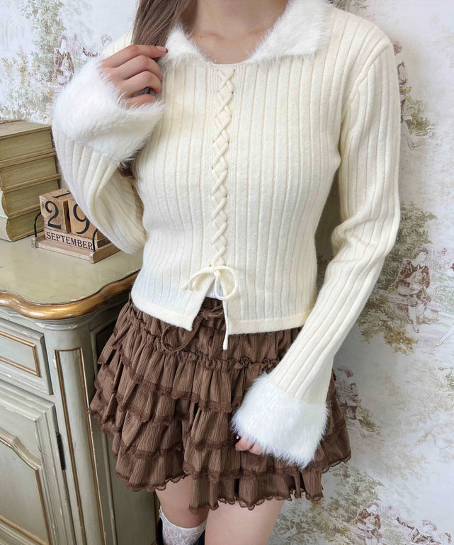 ホワイトアイボリー モデル：160㎝ F着用