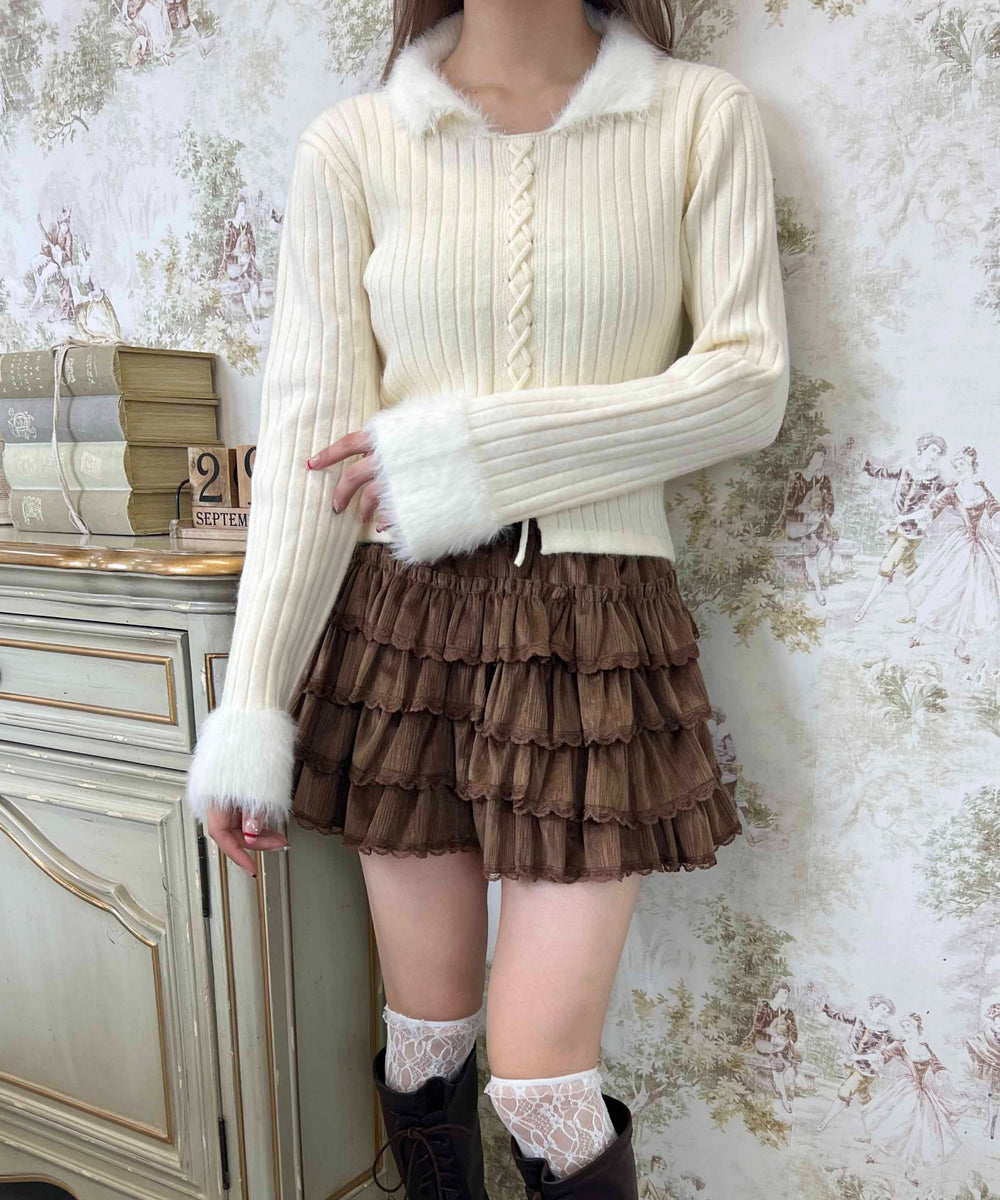 ホワイトアイボリー モデル：160㎝ F着用