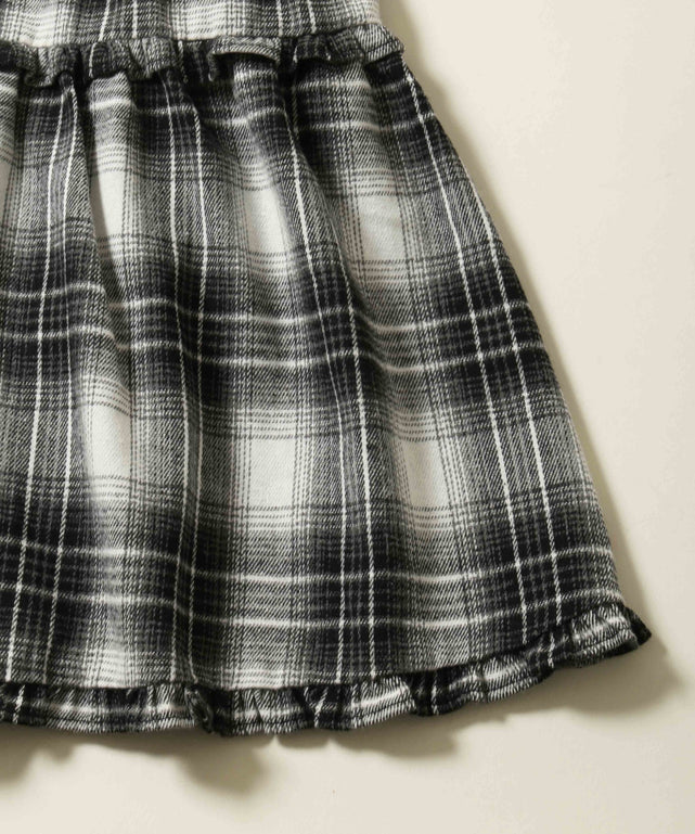 リボンチェックミニティアードワンピース – WEGO ONLINE STORE