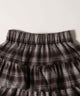 チェック2段ティアードスカート