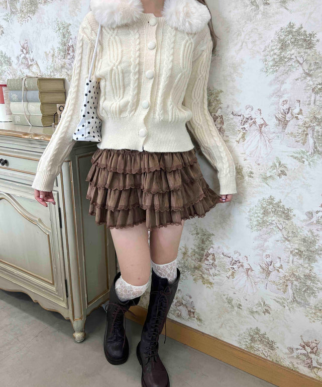 ブラウン モデル：160㎝ F着用