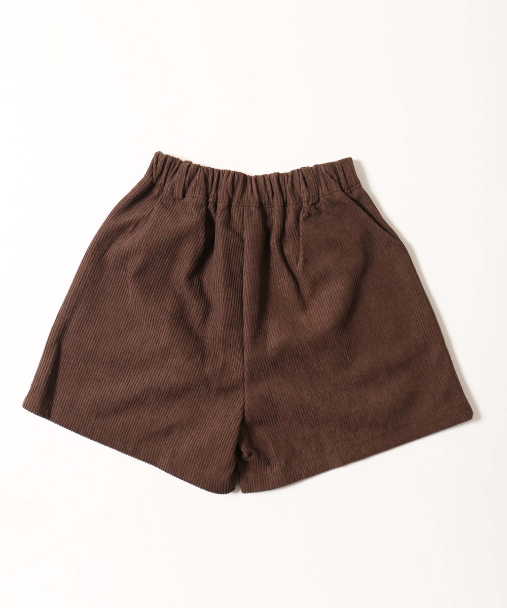 コーデュロイショートパンツ