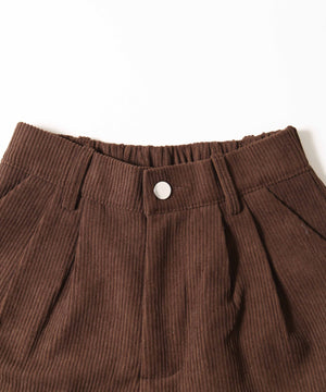コーデュロイショートパンツ