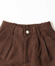 コーデュロイショートパンツ