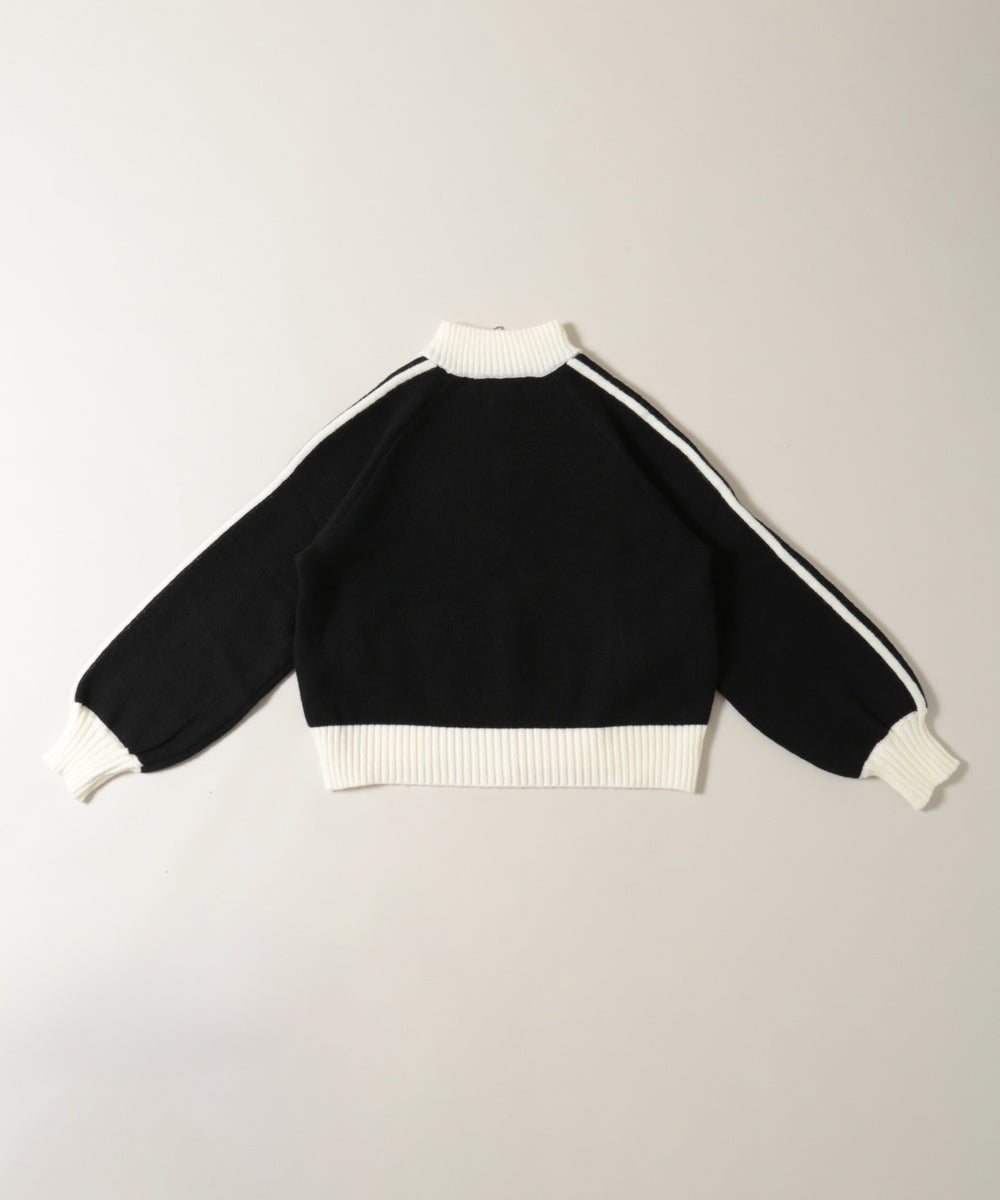 2ラインジップニット