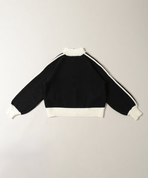 2ラインジップニット