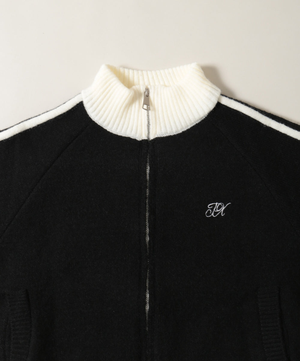 2ラインジップニット