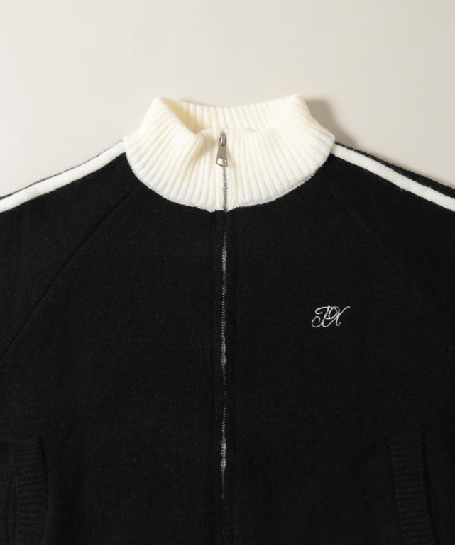 2ラインジップニット