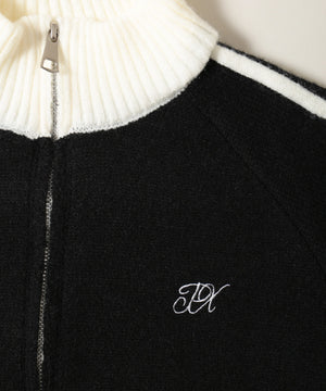 2ラインジップニット