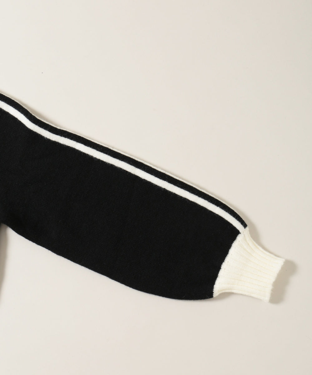 2ラインジップニット