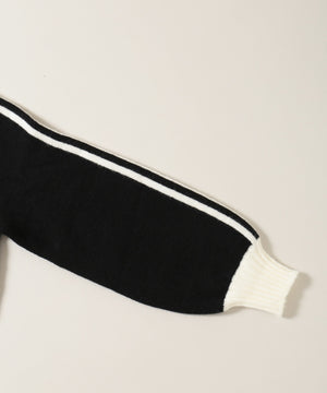 2ラインジップニット