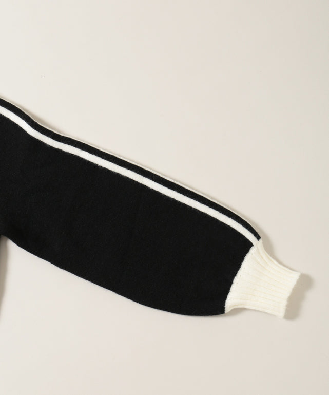 2ラインジップニット