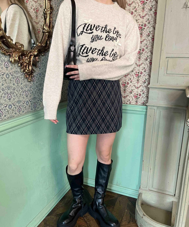 ネイビー モデル：160㎝ F着用