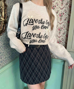 ベージュ モデル：160㎝ F着用