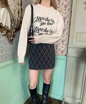 ベージュ モデル：160㎝ F着用