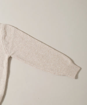 リボンデザインジャガードニット