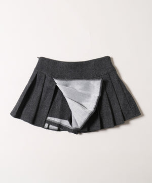 起毛プリーツスカート