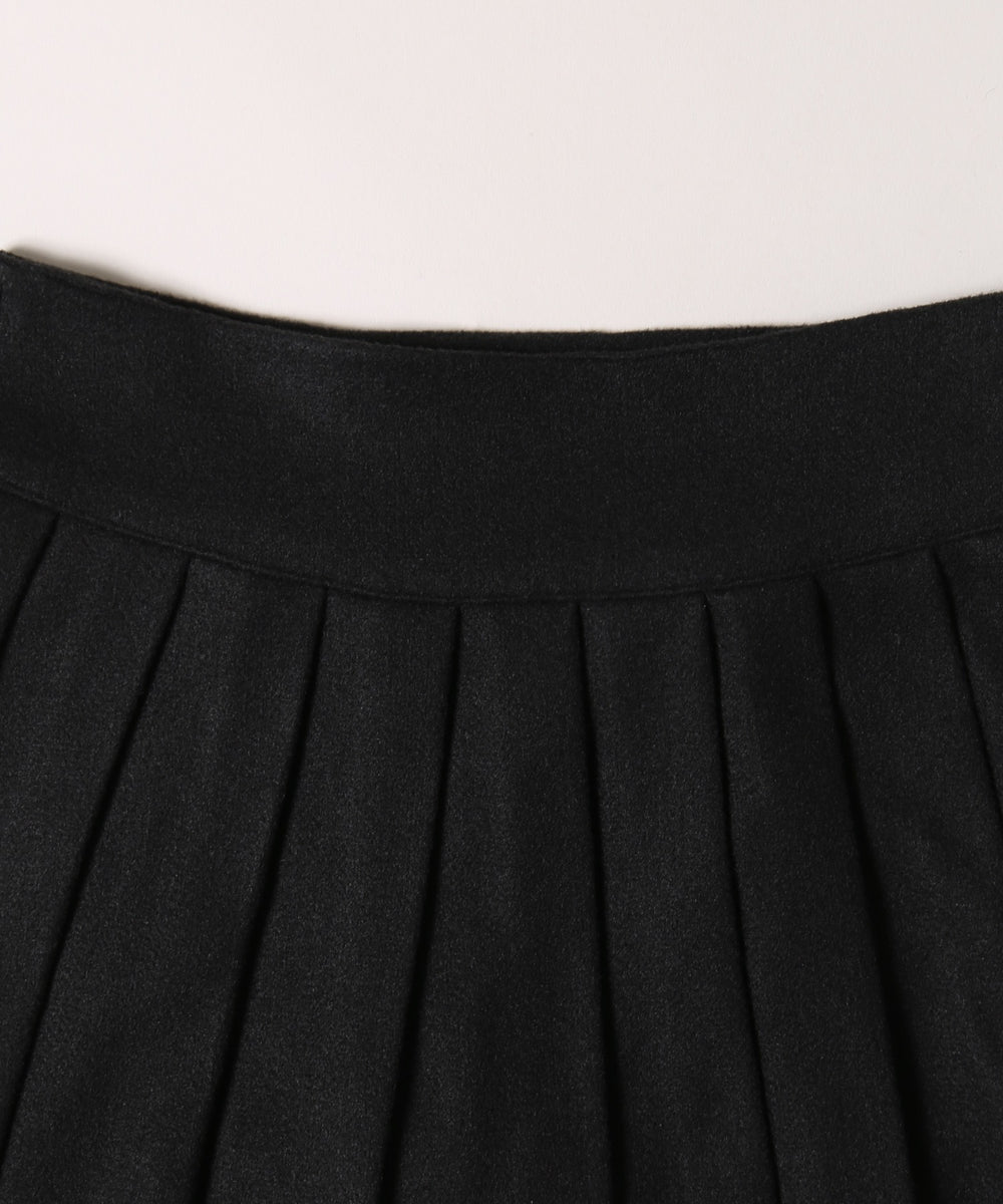 起毛プリーツスカート