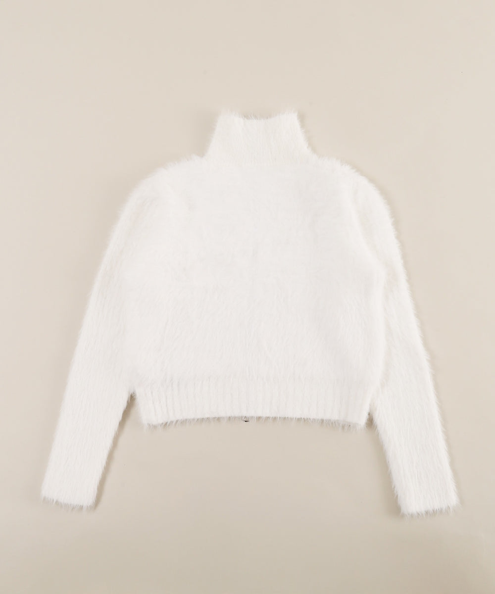 フェザータッチジップニット