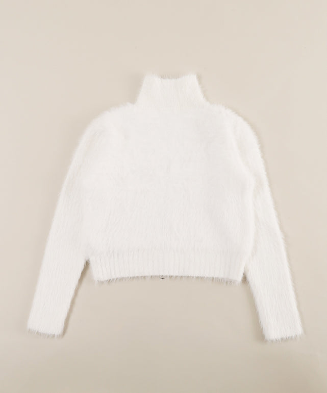 フェザータッチジップニット