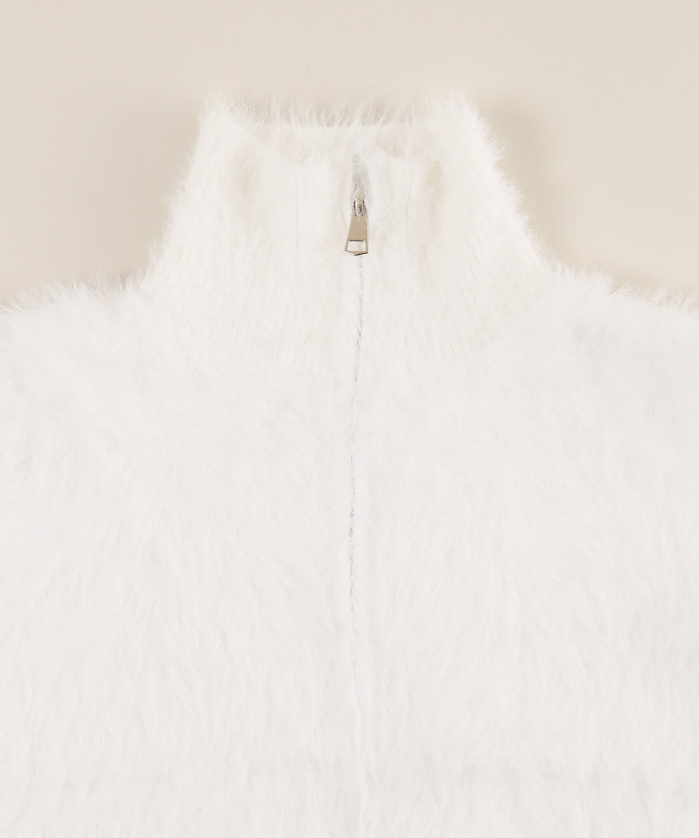 フェザータッチジップニット