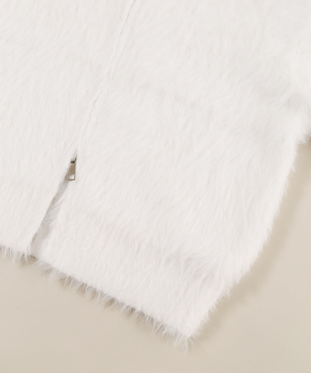 フェザータッチジップニット