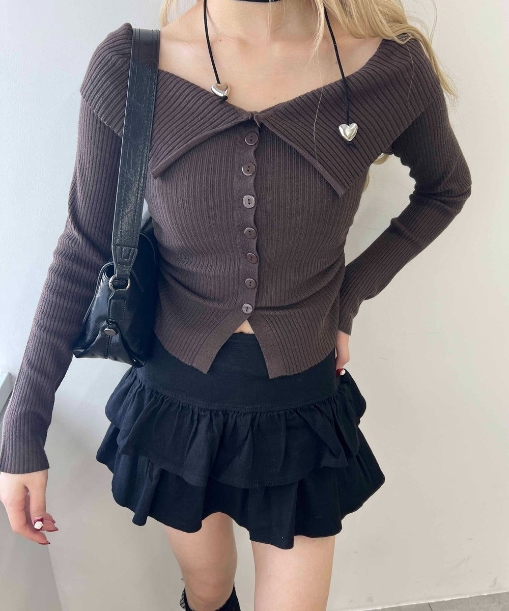 ブラウン モデル：160㎝ F着用