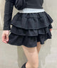 3段フリルティアードスカート