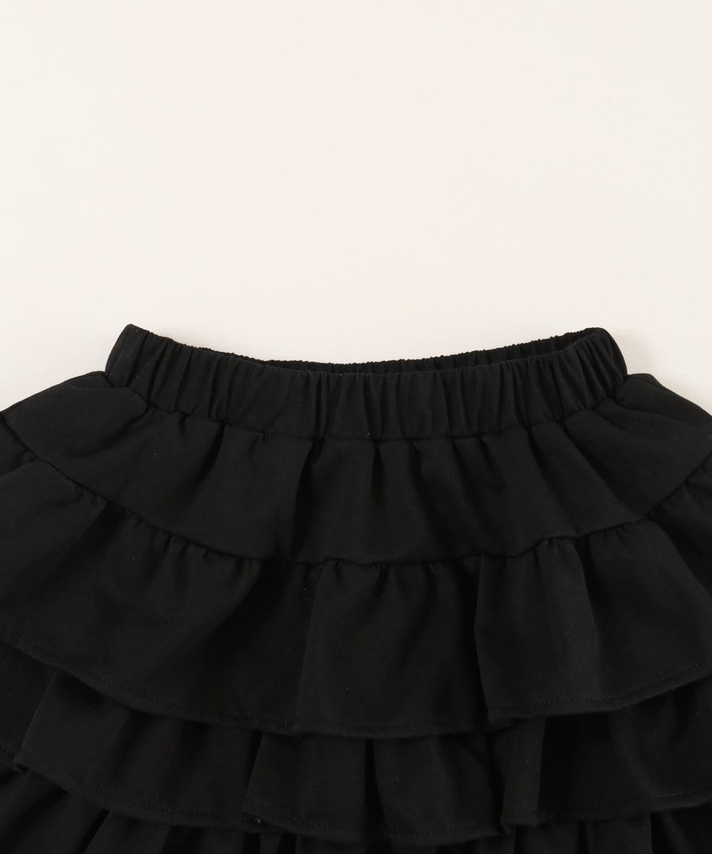 3段フリルティアードスカート