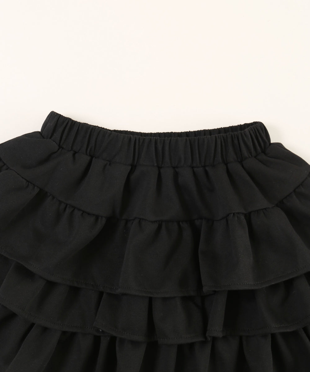 3段フリルティアードスカート