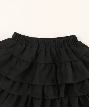 3段フリルティアードスカート