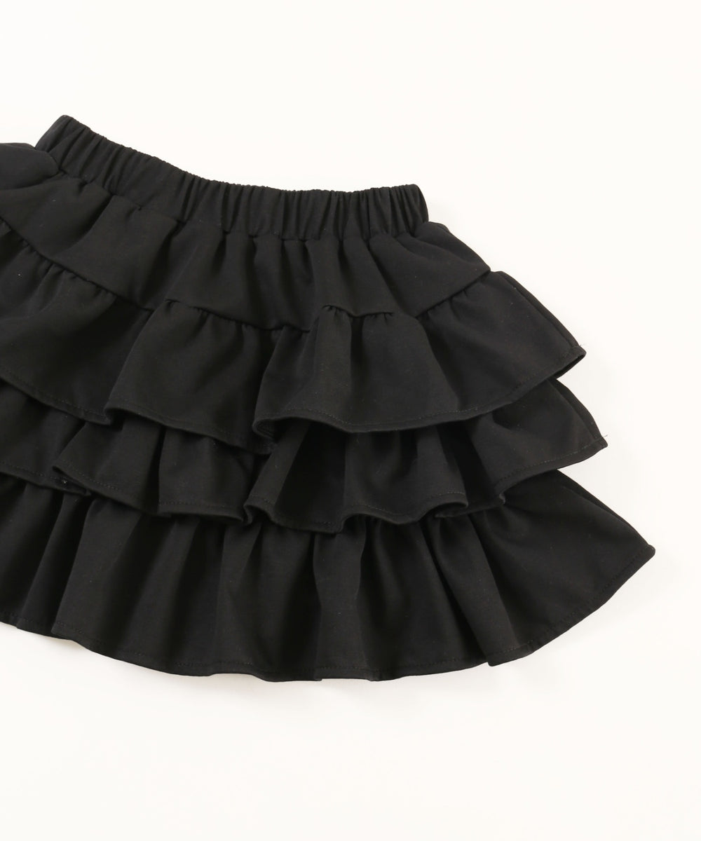 3段フリルティアードスカート