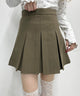 ボックスプリーツスカート
