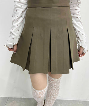 ボックスプリーツスカート