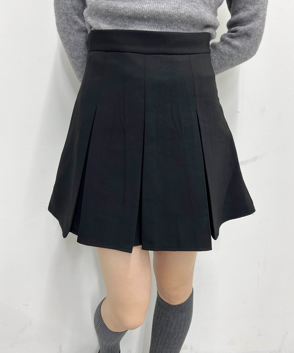 ボックスプリーツスカート