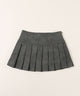 合皮プリーツスカート
