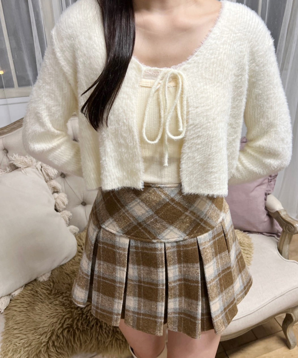 フェザータッチリボンカーディガン