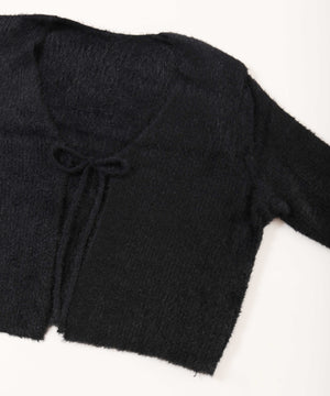 フェザータッチリボンカーディガン